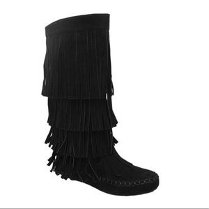 MUDD Fringe boots